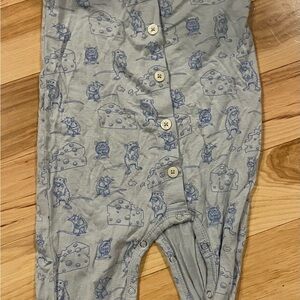 Kate Quinn Blue Cheese Print Bodysuit